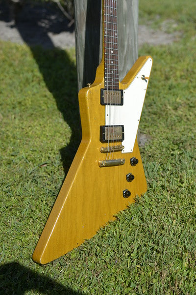 1958 Gibson Custom Shop Korina Explorer 50th Anniversary Historic Makeovers Deluxe - Brazilian Rosewood Fretboard + Throbaks!