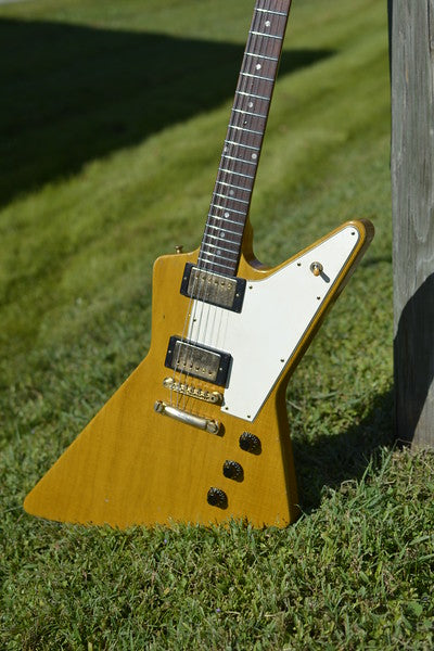 1958 Gibson Custom Shop Korina Explorer 50th Anniversary Historic Makeovers Deluxe - Brazilian Rosewood Fretboard + Throbaks!