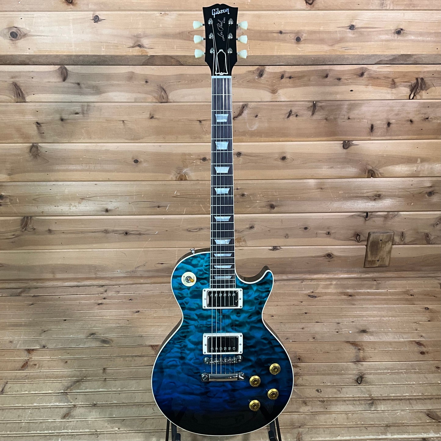 Gibson Custom 1959 Les Paul Standard Electric Guitar - Multi Aqua Stain