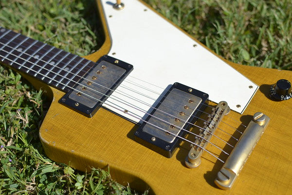 1958 Gibson Custom Shop Korina Explorer 50th Anniversary Historic Makeovers Deluxe - Brazilian Rosewood Fretboard + Throbaks!