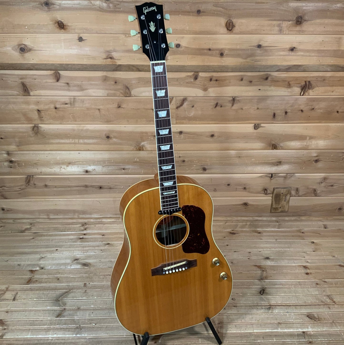 Gibson Custom Limited Edition John Lennon J-160E Peace Acoustic Guitar USED - Natural