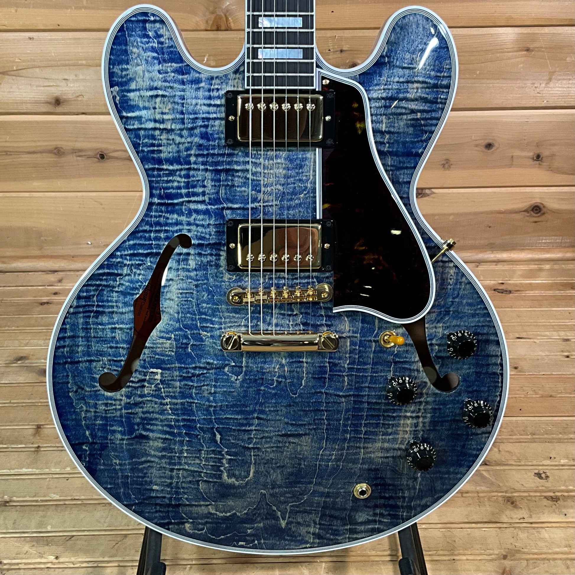 Gibson Custom 1959 ES-355 Electric Guitar - Pale Blue Gloss