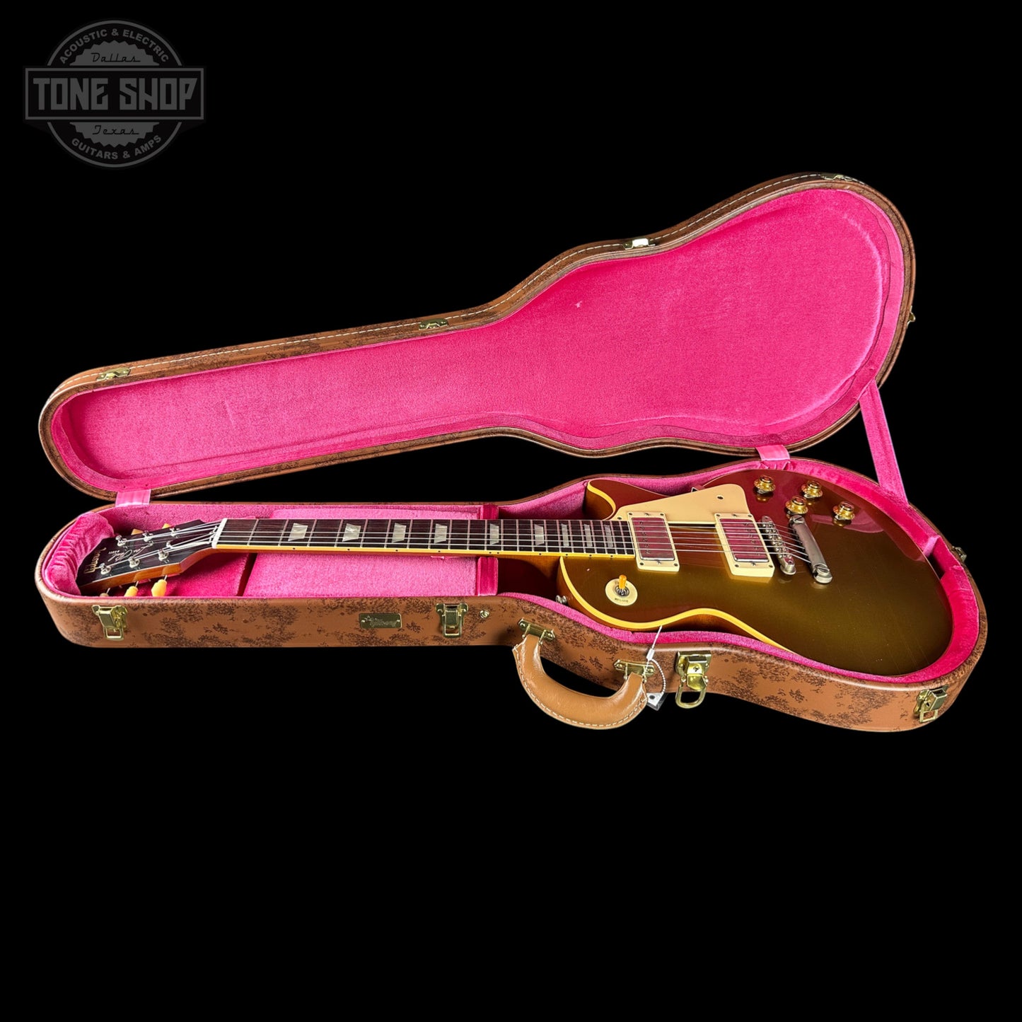 Gibson Custom Dealer Select Chambered 1957 Les Paul Double Gold Ultra Light Aged w/case 76289