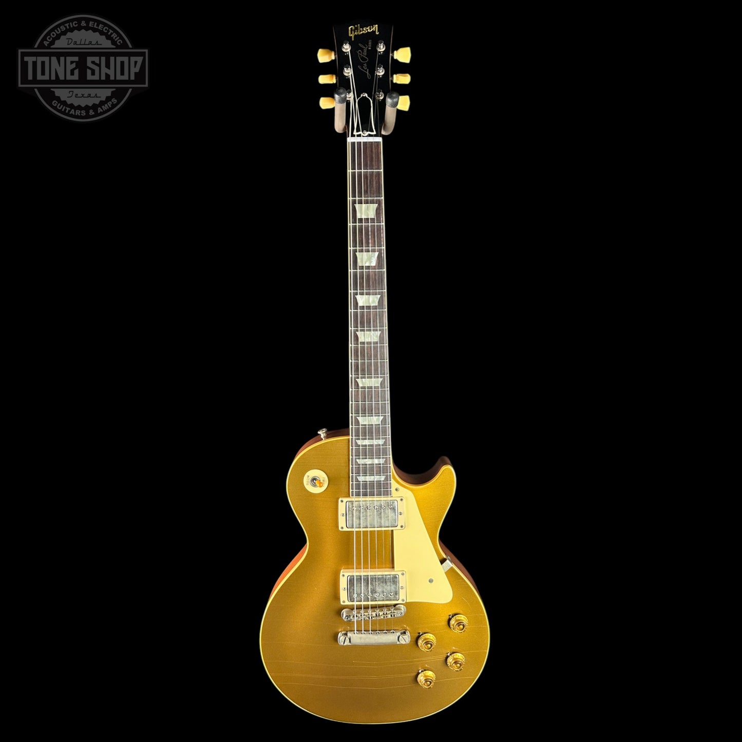 Gibson Custom Dealer Select Chambered 1957 Les Paul Double Gold Ultra Light Aged w/case 76289