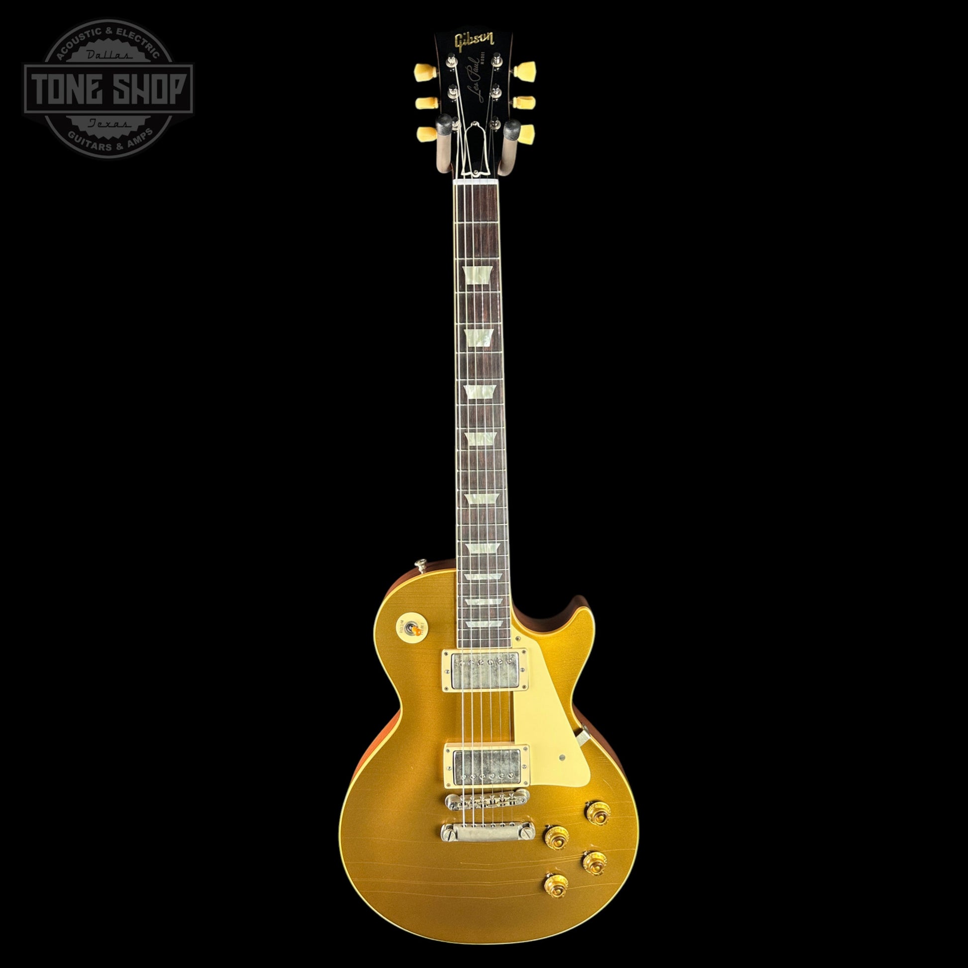 Gibson Custom Dealer Select Chambered 1957 Les Paul Double Gold Ultra Light Aged w/case 76289