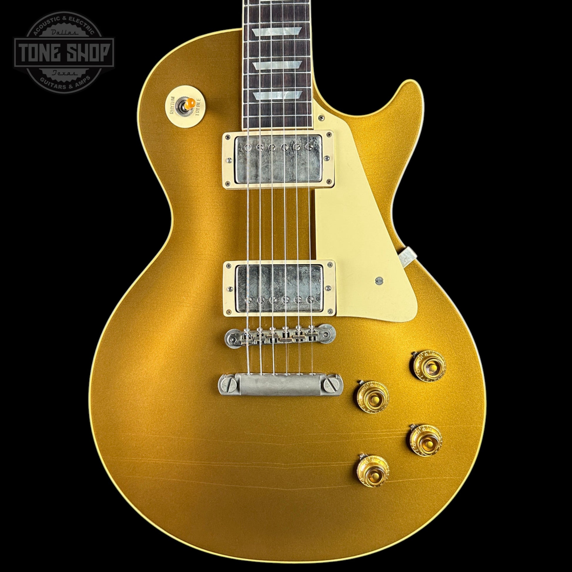 Gibson Custom Dealer Select Chambered 1957 Les Paul Double Gold Ultra Light Aged w/case 76289