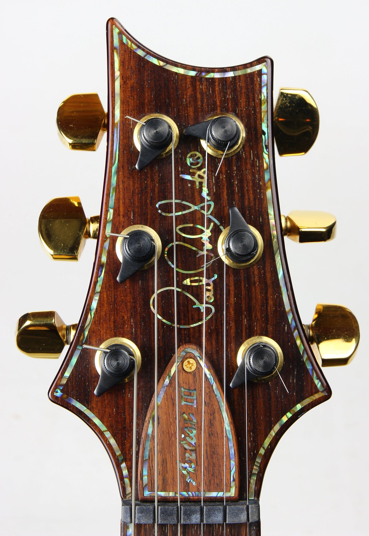 1996 PRS Artist Series III Limited Edition Dark Cherry Sunburst - RARE TREMOLO MODEL, Paua Inlays, Great Top!