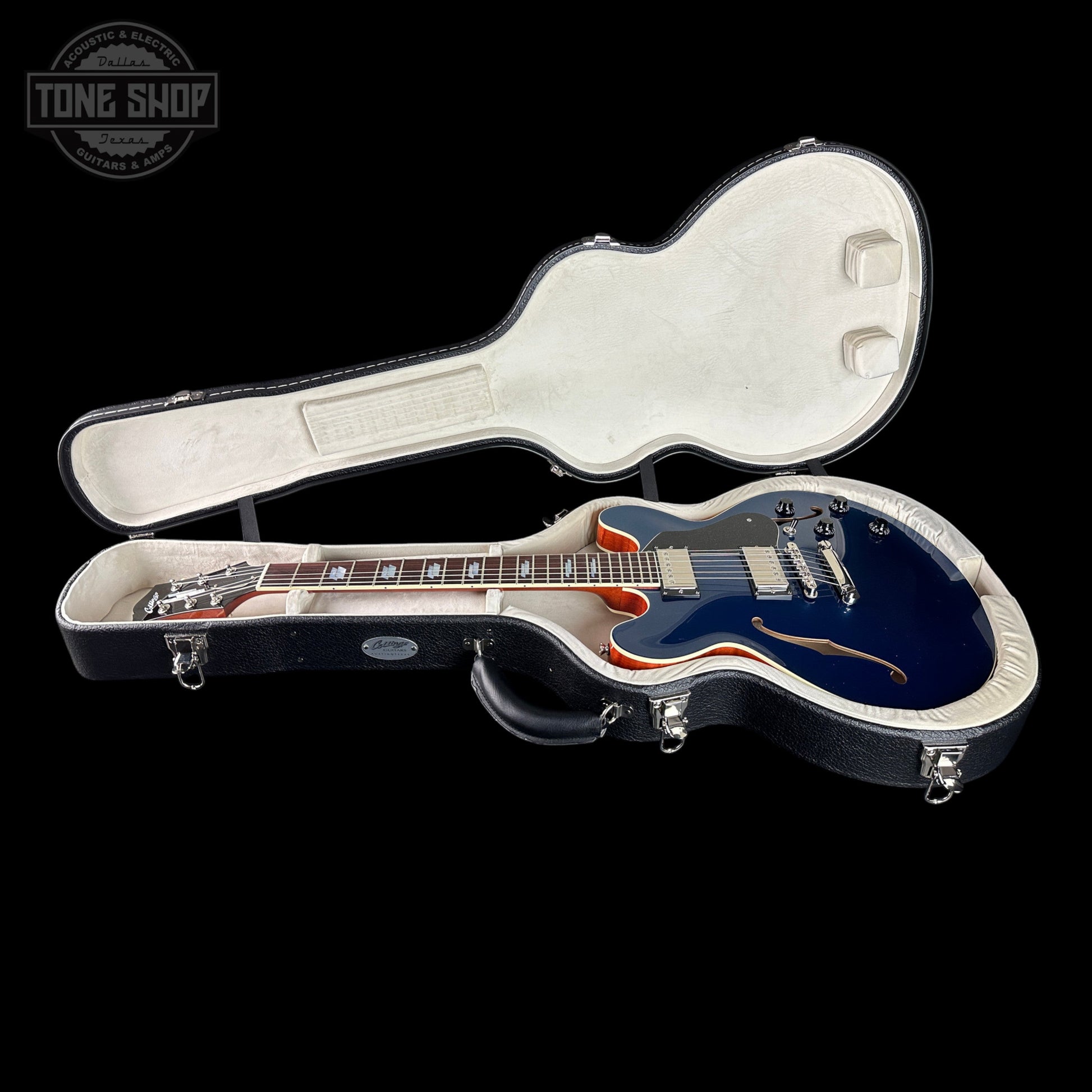Collings I35-LC Pelham Blue Top Parallelograms w/Case 262630