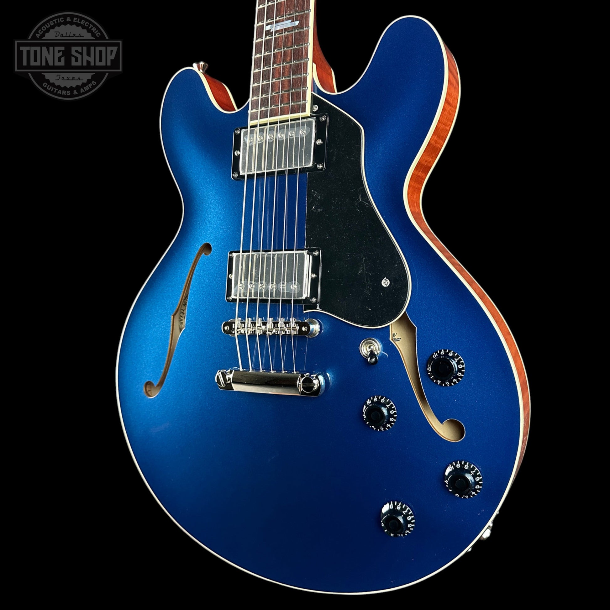 Collings I35-LC Pelham Blue Top Parallelograms w/Case 262630