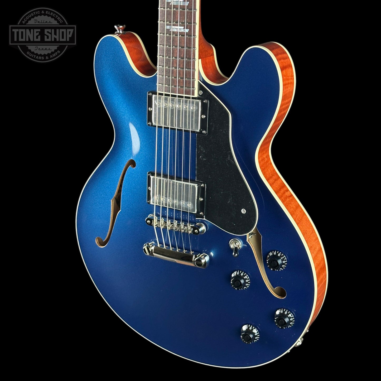 Collings I35-LC Pelham Blue Top Parallelograms w/Case 262630