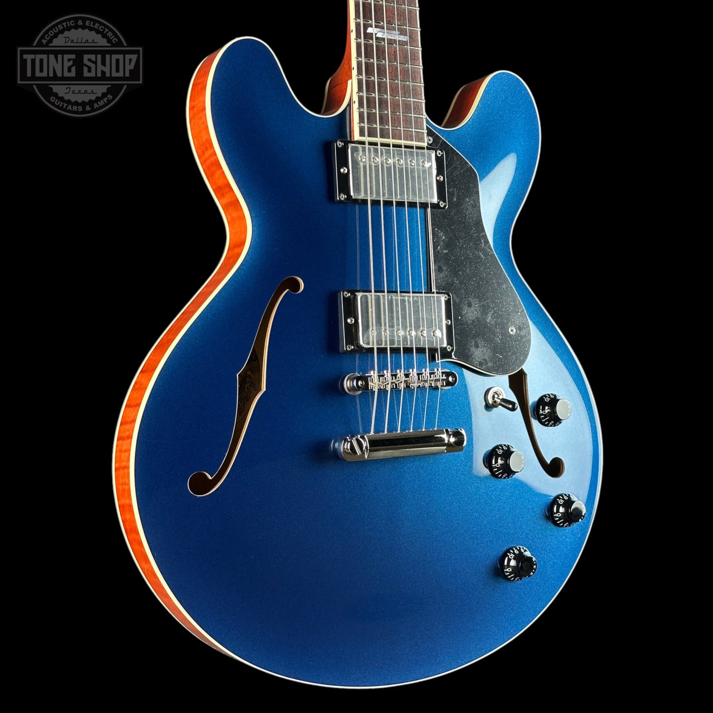 Collings I35-LC Pelham Blue Top Parallelograms w/Case 262630