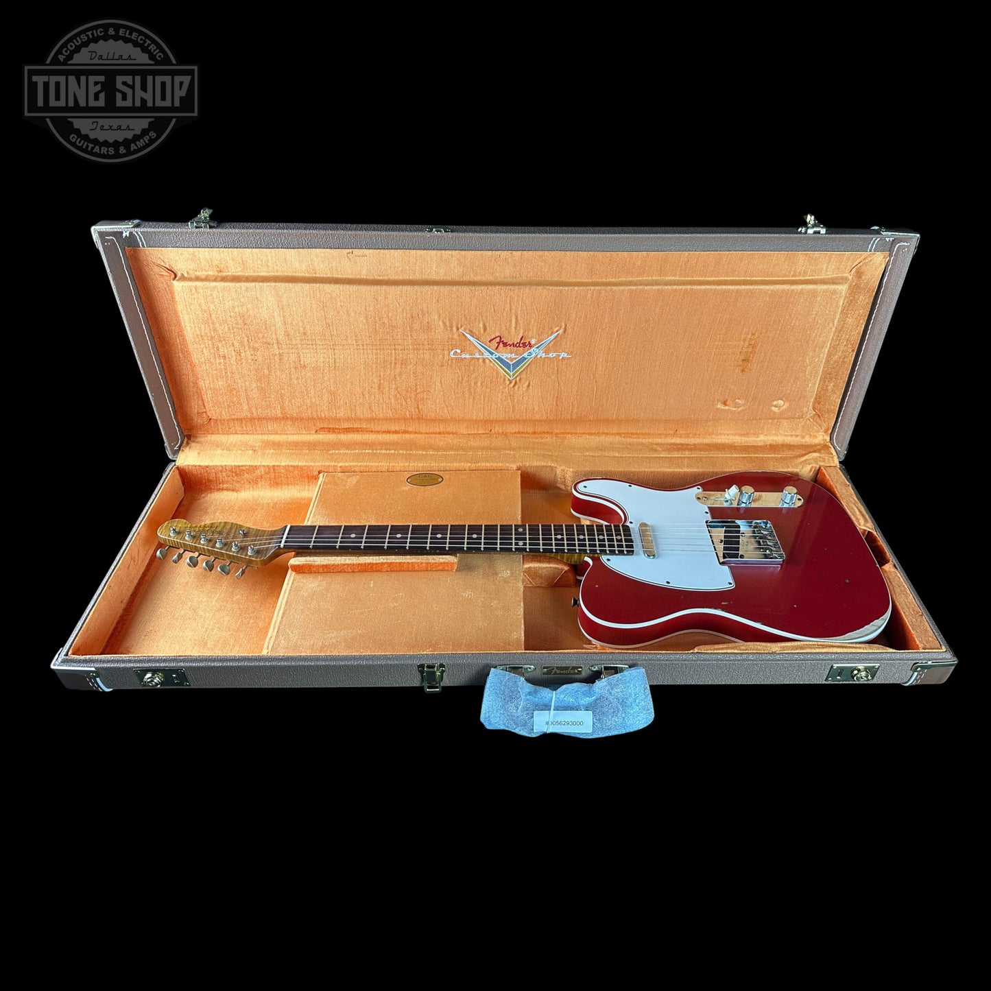 Fender Custom Shop TSG Exclusive 1960 Telecaster Custom Chambered Seminole Red Relic w/case CZ591387