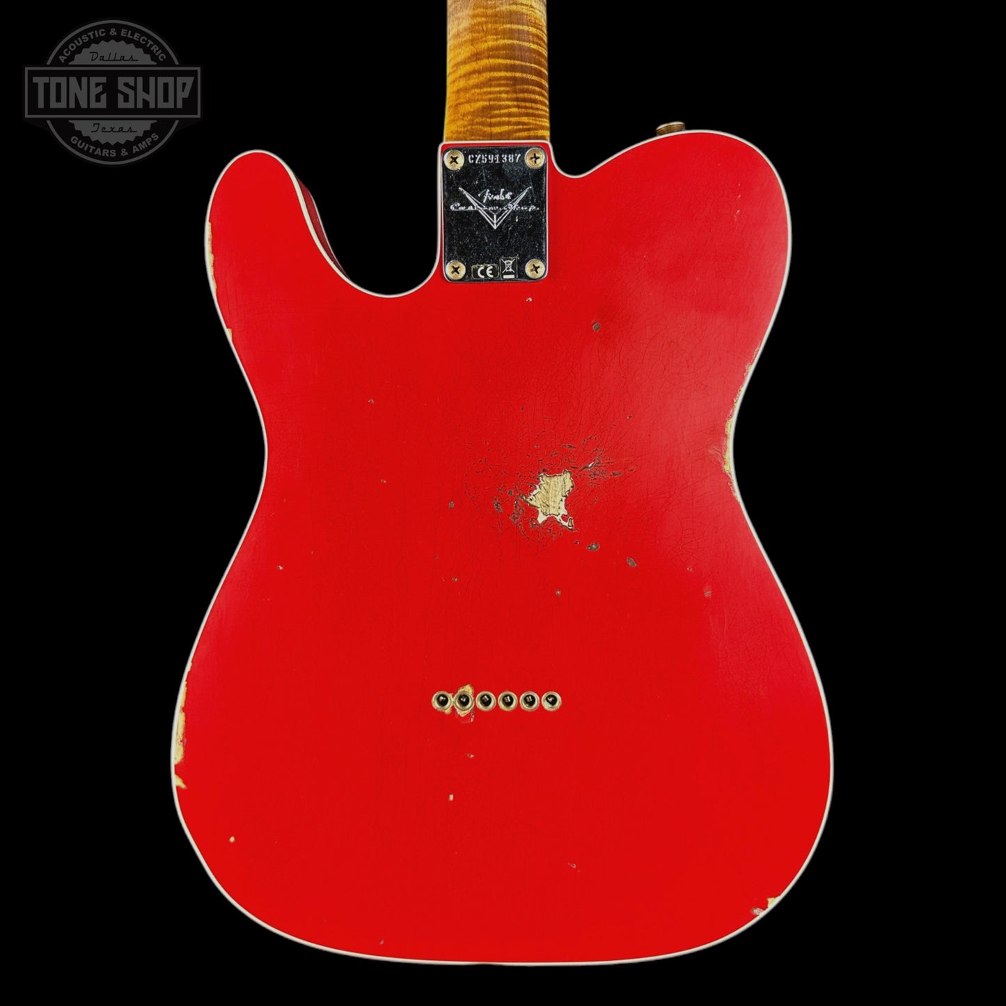 Fender Custom Shop TSG Exclusive 1960 Telecaster Custom Chambered Seminole Red Relic w/case CZ591387