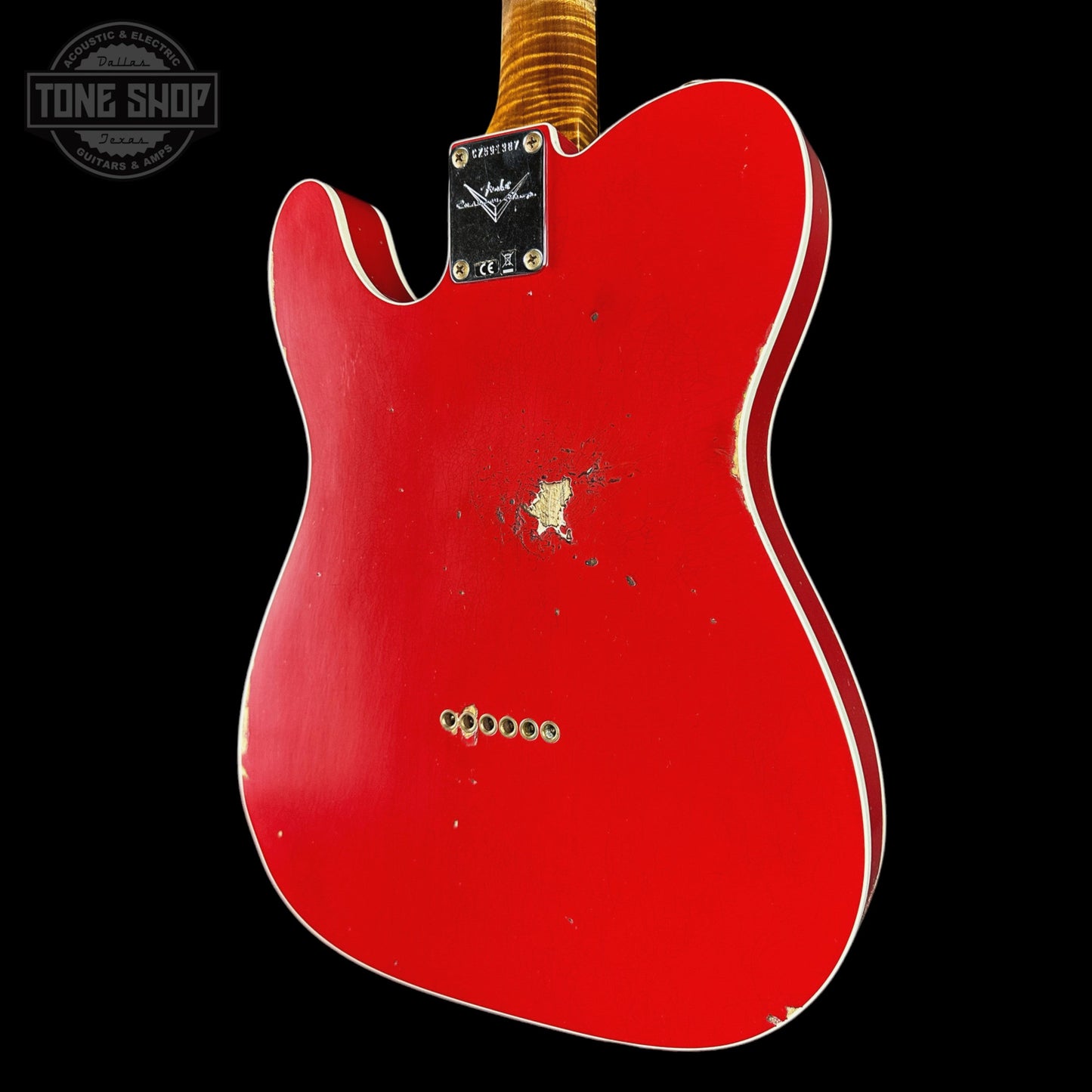 Fender Custom Shop TSG Exclusive 1960 Telecaster Custom Chambered Seminole Red Relic w/case CZ591387