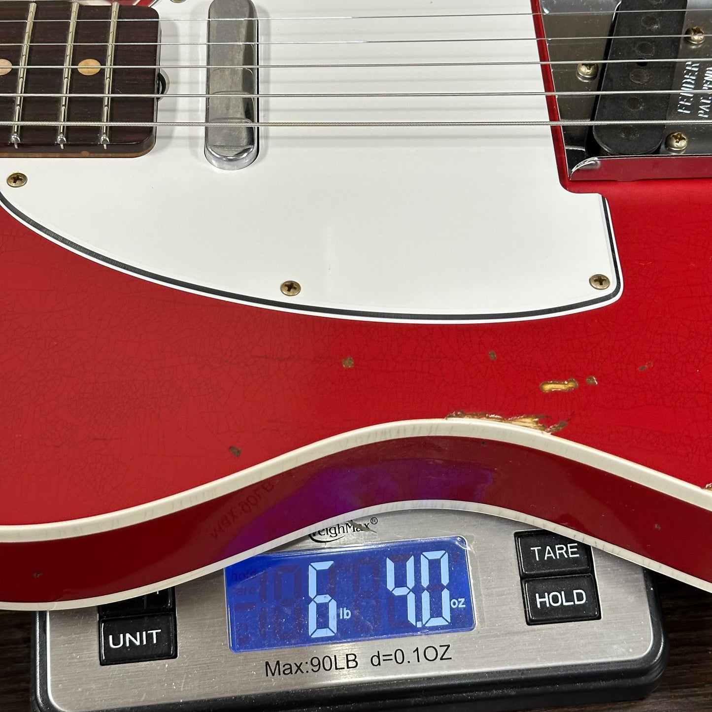 Fender Custom Shop TSG Exclusive 1960 Telecaster Custom Chambered Seminole Red Relic w/case CZ591387