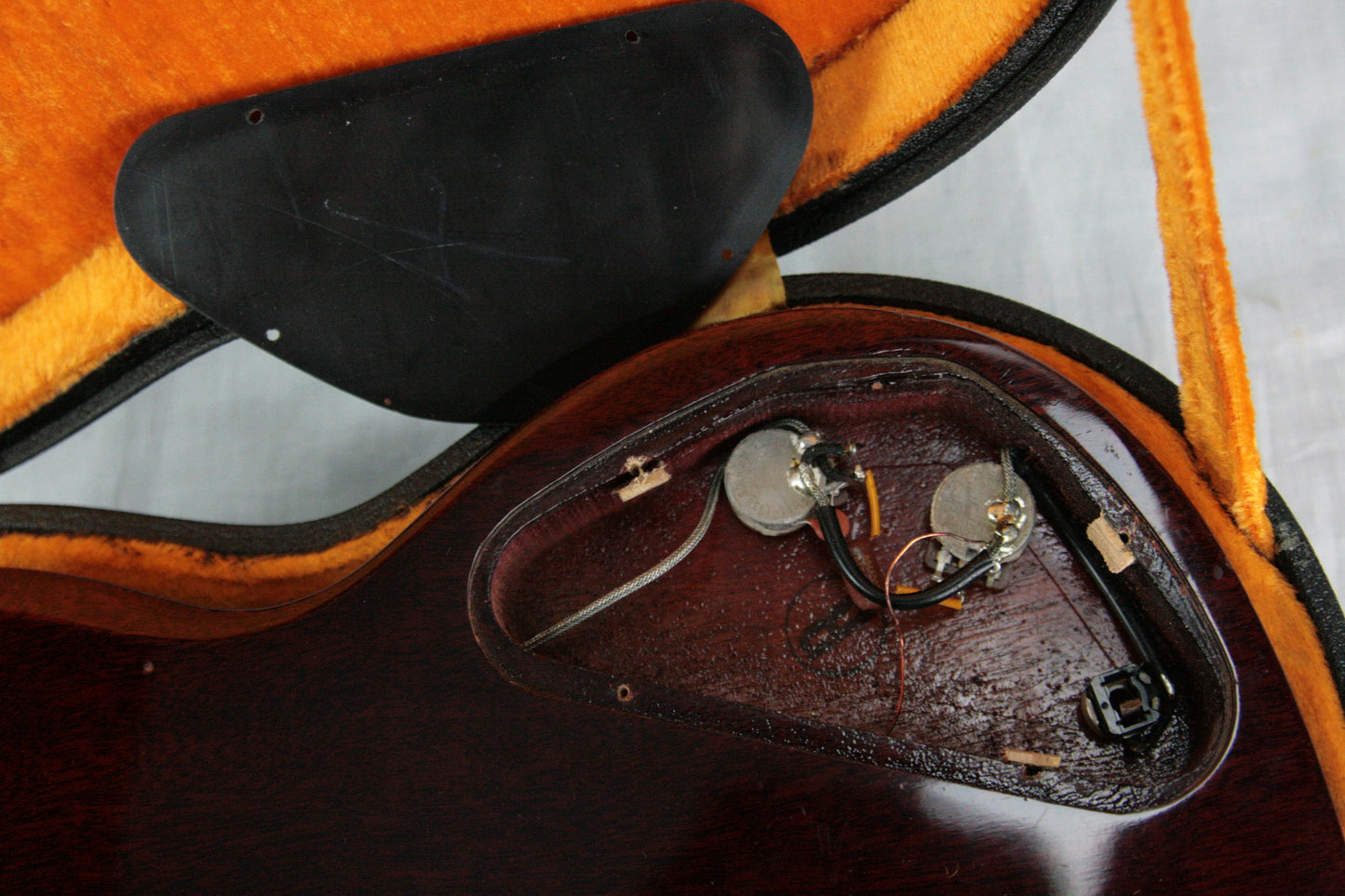 RARE 1969 Gibson EB-0 LEFT-HANDED Bass w OHSC! Double-Pickguard Lefty! Vintage