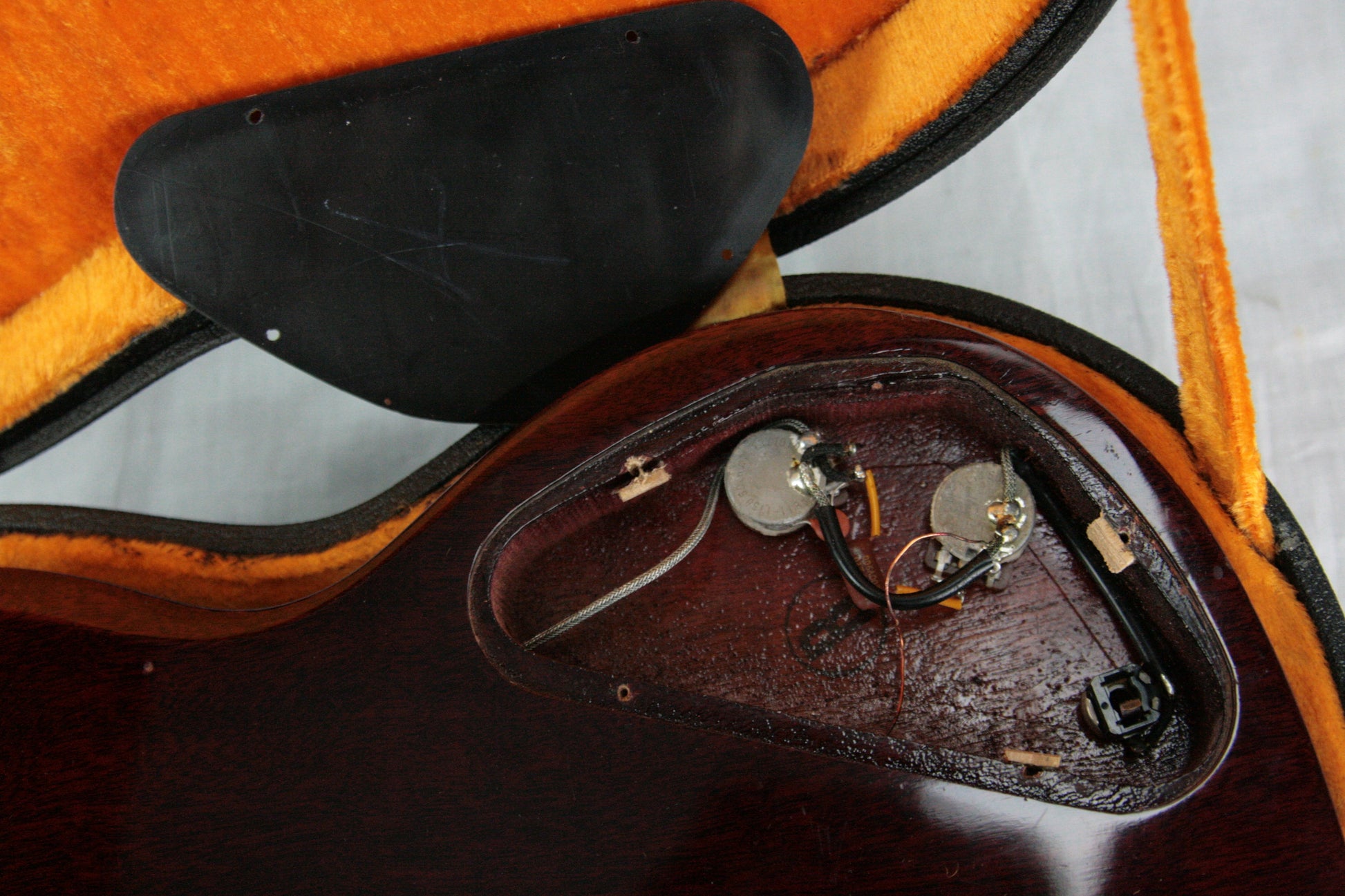 RARE 1969 Gibson EB-0 LEFT-HANDED Bass w OHSC! Double-Pickguard Lefty! Vintage