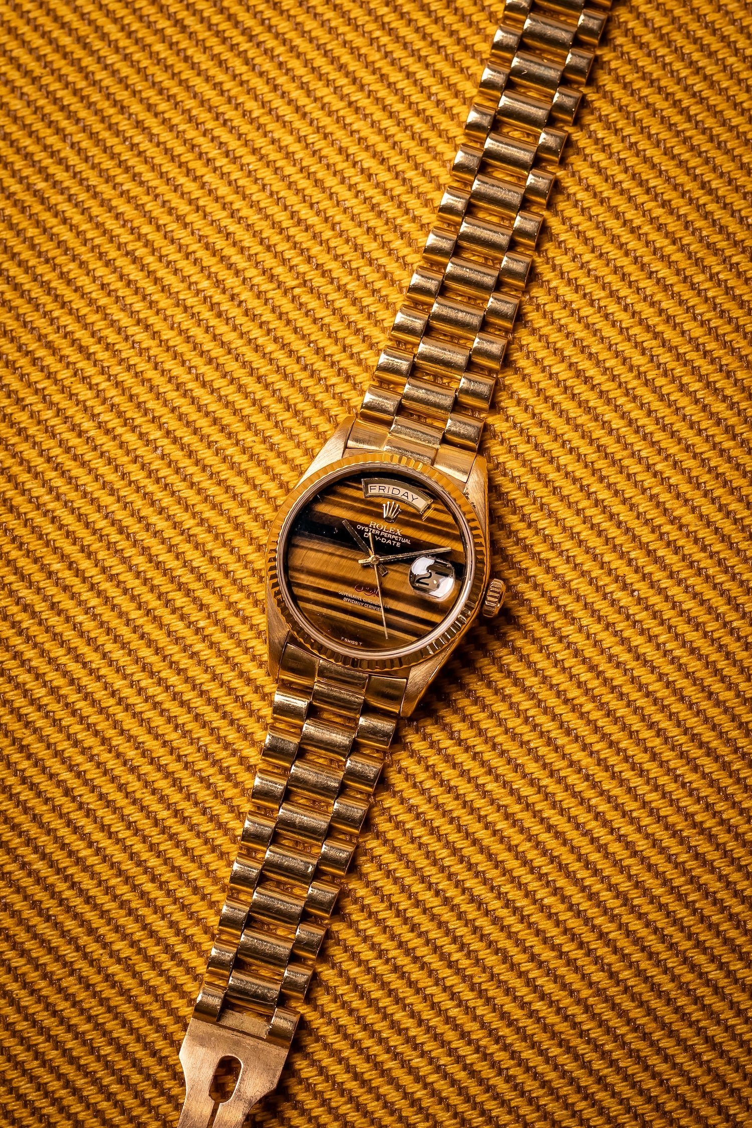 Rolex Day-Date “Qaboos” 18k Yellow Gold Ref. 18038 Circa 1985