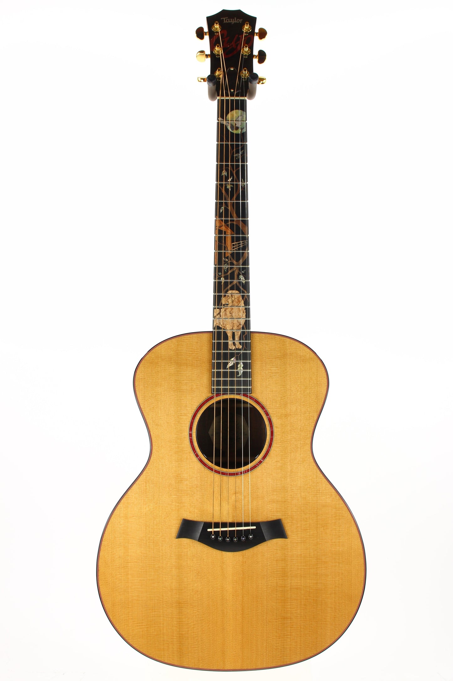 UNPLAYED! 1997 Taylor Cujo-14 Grand Auditorium Stephen King Signed Model Acoustic Guitar - Cedar/Walnut 10