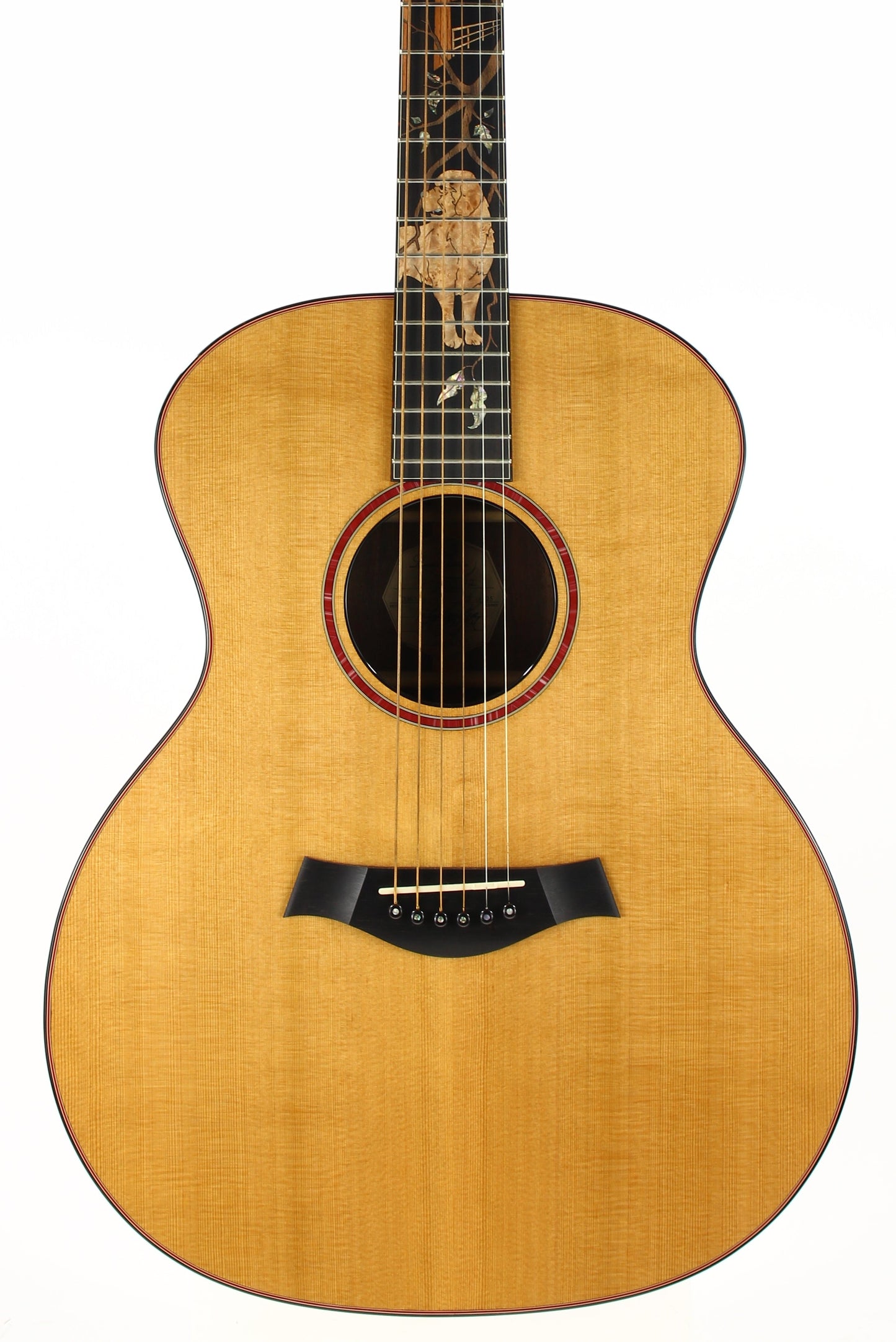 UNPLAYED! 1997 Taylor Cujo-14 Grand Auditorium Stephen King Signed Model Acoustic Guitar - Cedar/Walnut 10