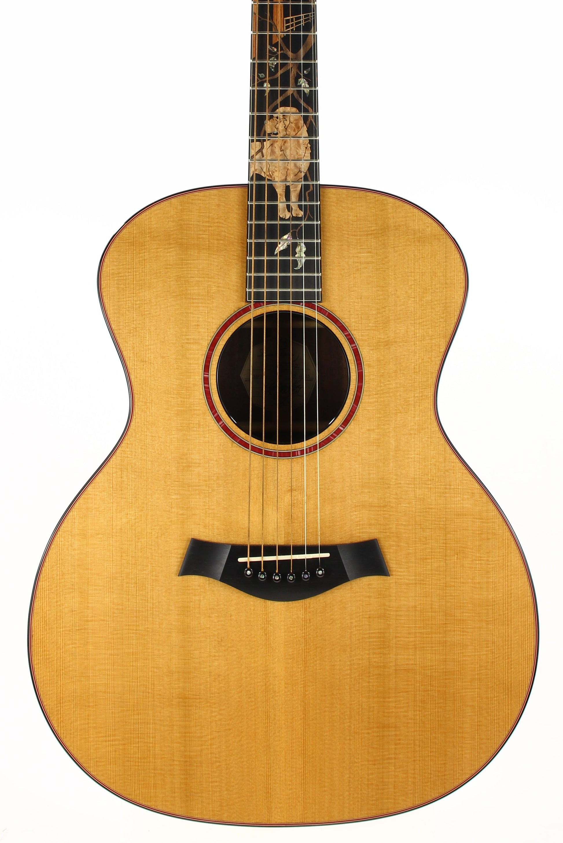 UNPLAYED! 1997 Taylor Cujo-14 Grand Auditorium Stephen King Signed Model Acoustic Guitar - Cedar/Walnut 10