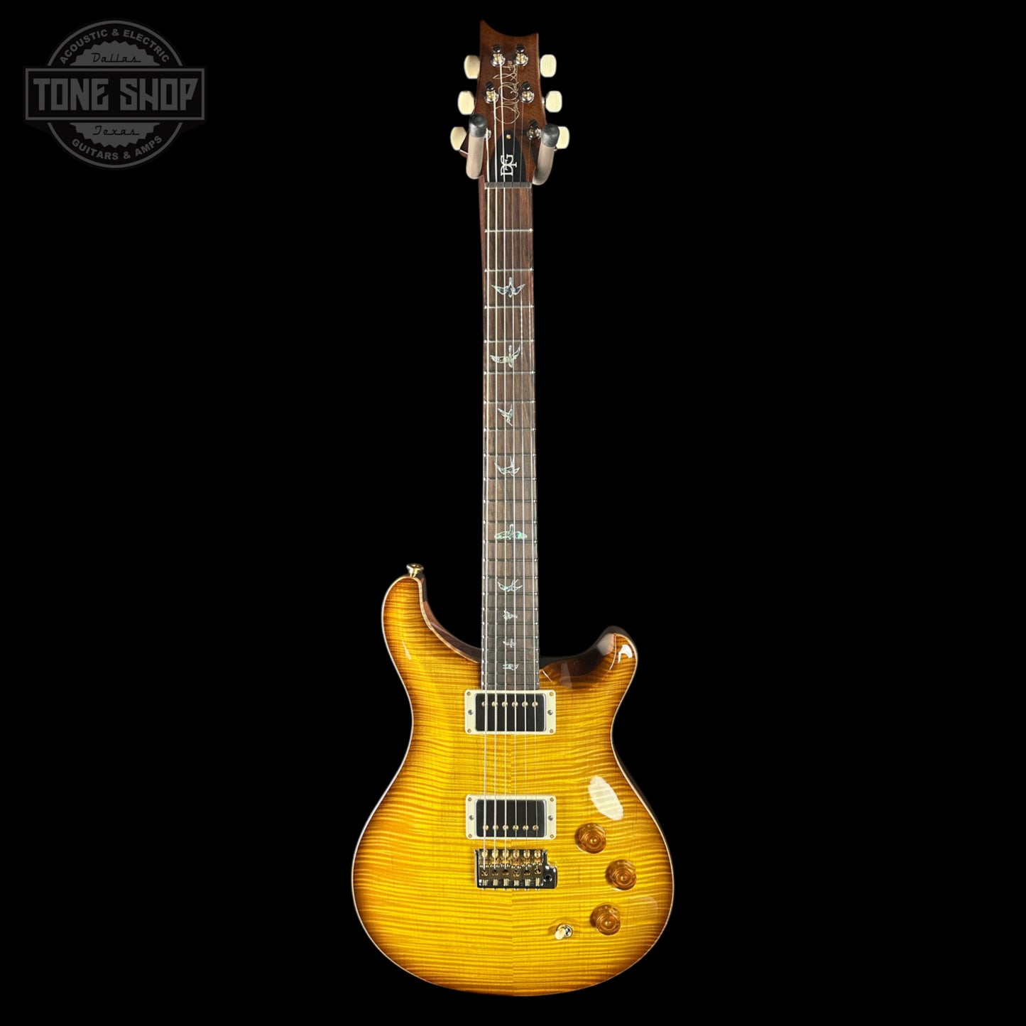 PRS Wood Library DGT 10 Top Livingston Lemondrop Korina / Brazilian RW w/case 0422539