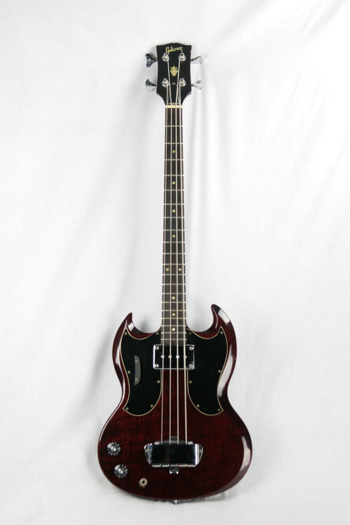 RARE 1969 Gibson EB-0 LEFT-HANDED Bass w OHSC! Double-Pickguard Lefty! Vintage