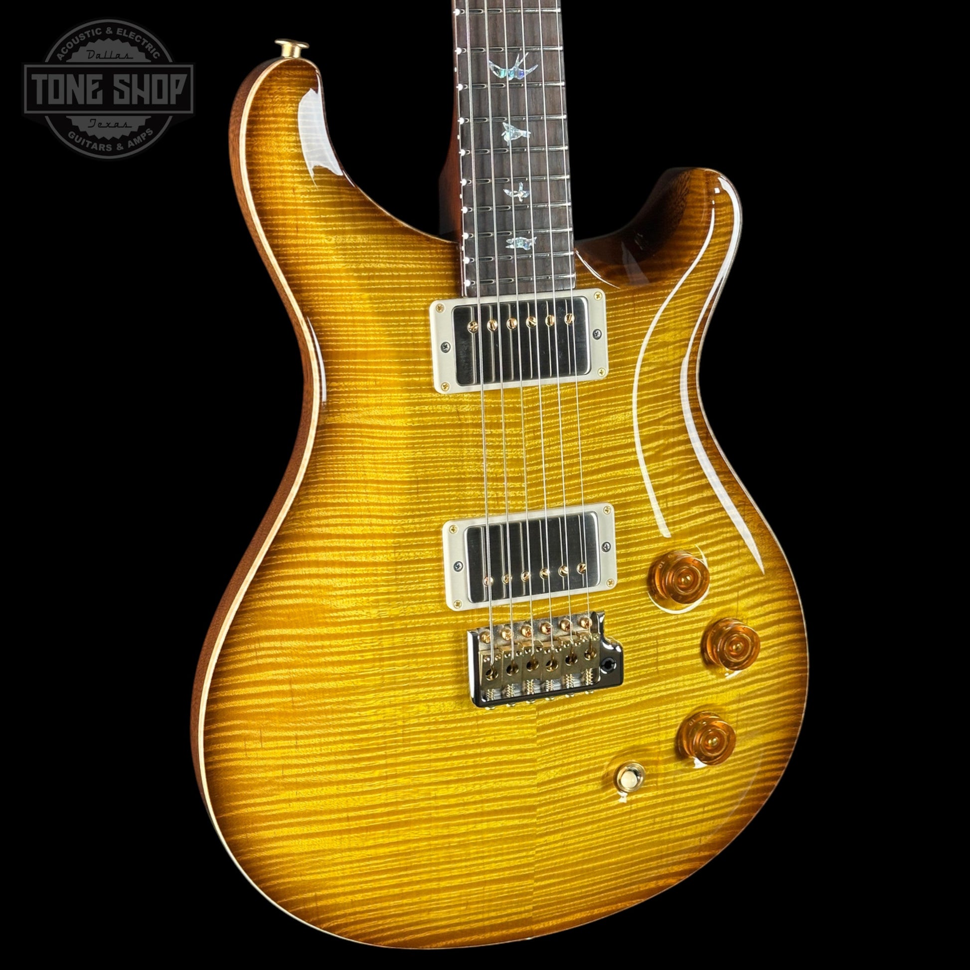 PRS Wood Library DGT 10 Top Livingston Lemondrop Korina / Brazilian RW w/case 0422539