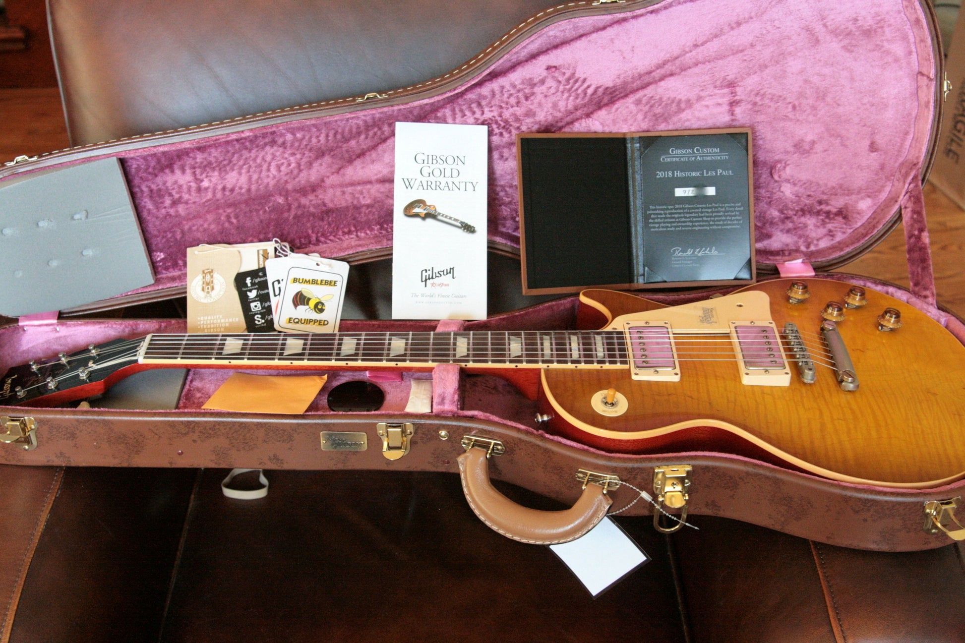 2018 Gibson 1959 Les Paul Historic Reissue! R9 59 HONEY LEMON FADE Custom Shop TH Spec