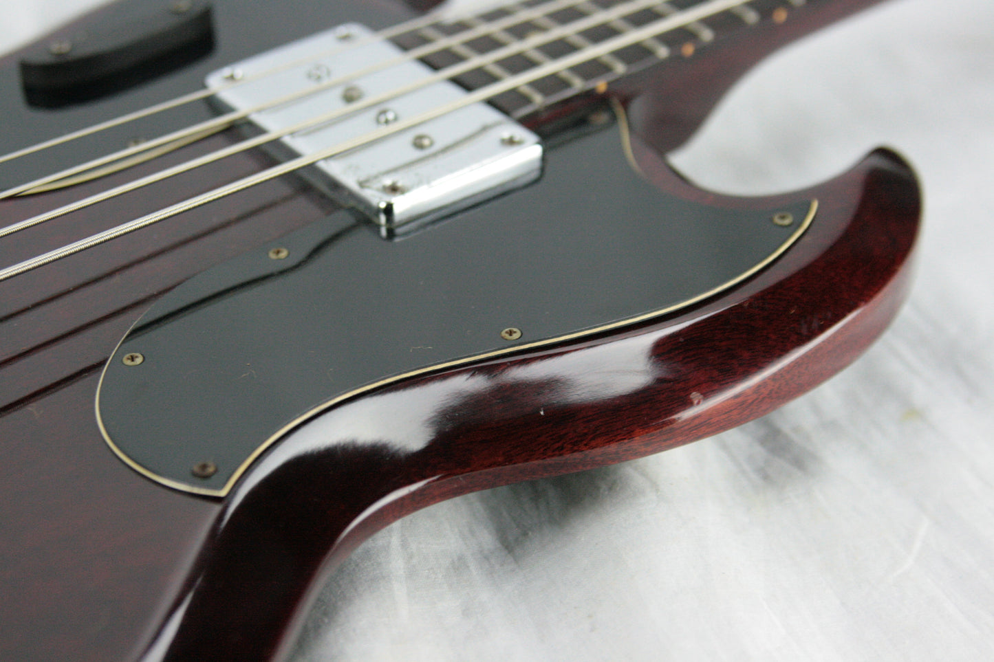 RARE 1969 Gibson EB-0 LEFT-HANDED Bass w OHSC! Double-Pickguard Lefty! Vintage