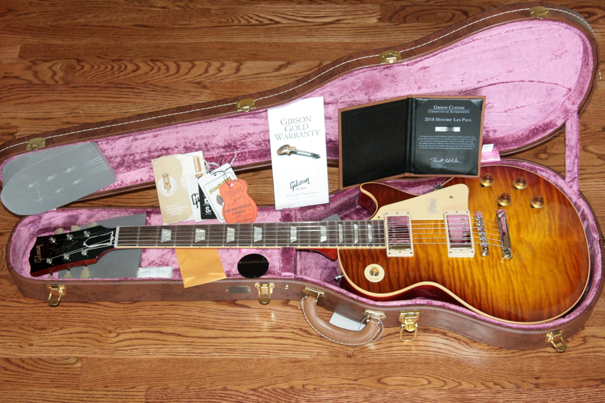 2018 Gibson 1959 Les Paul Historic Reissue! R9 59 LP ROYAL TEABURST Custom Shop TH Spec