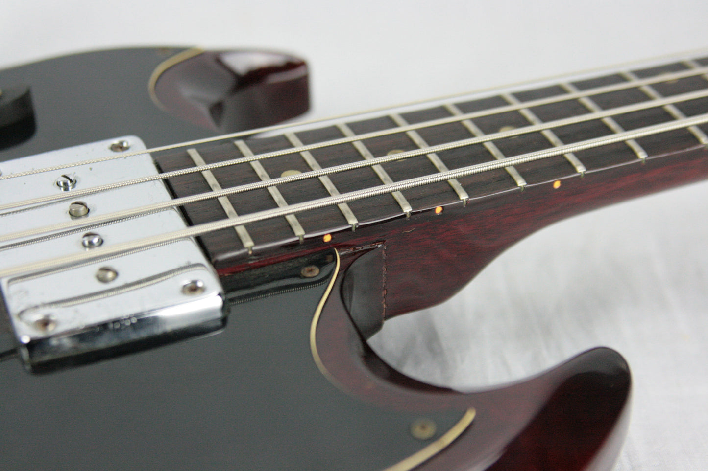 RARE 1969 Gibson EB-0 LEFT-HANDED Bass w OHSC! Double-Pickguard Lefty! Vintage