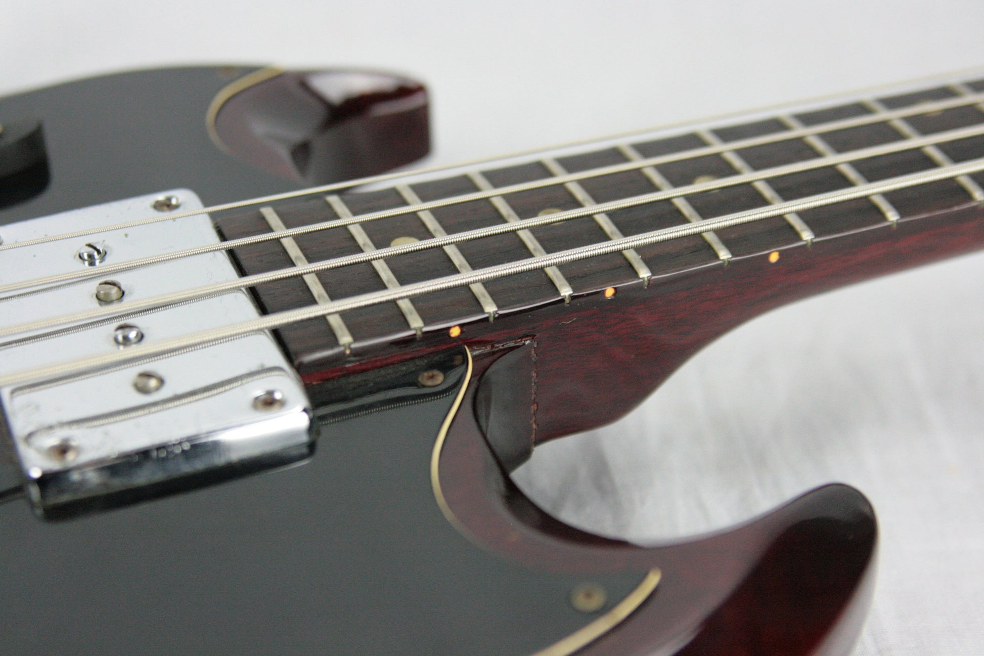 RARE 1969 Gibson EB-0 LEFT-HANDED Bass w OHSC! Double-Pickguard Lefty! Vintage