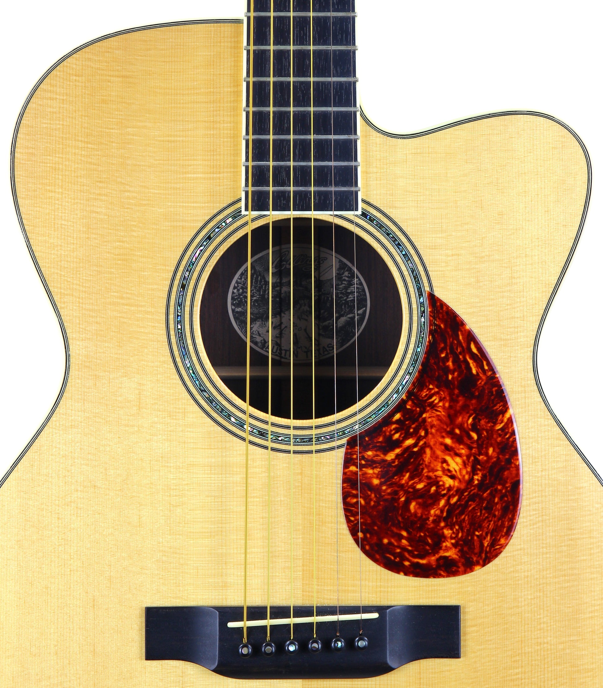 2001 Collings OM3C Cutaway Model - Sitka/EIR, Brazilian Rosewood headplate, Abalone Rosette, om3 om2h om1