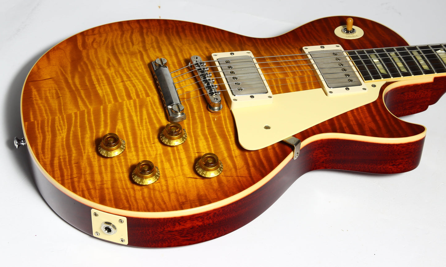 2019 Gibson 1959 Les Paul 60TH Anniversary Historic Reissue R9 59 Custom Shop KILLER TOP - Orange Sunset Fade