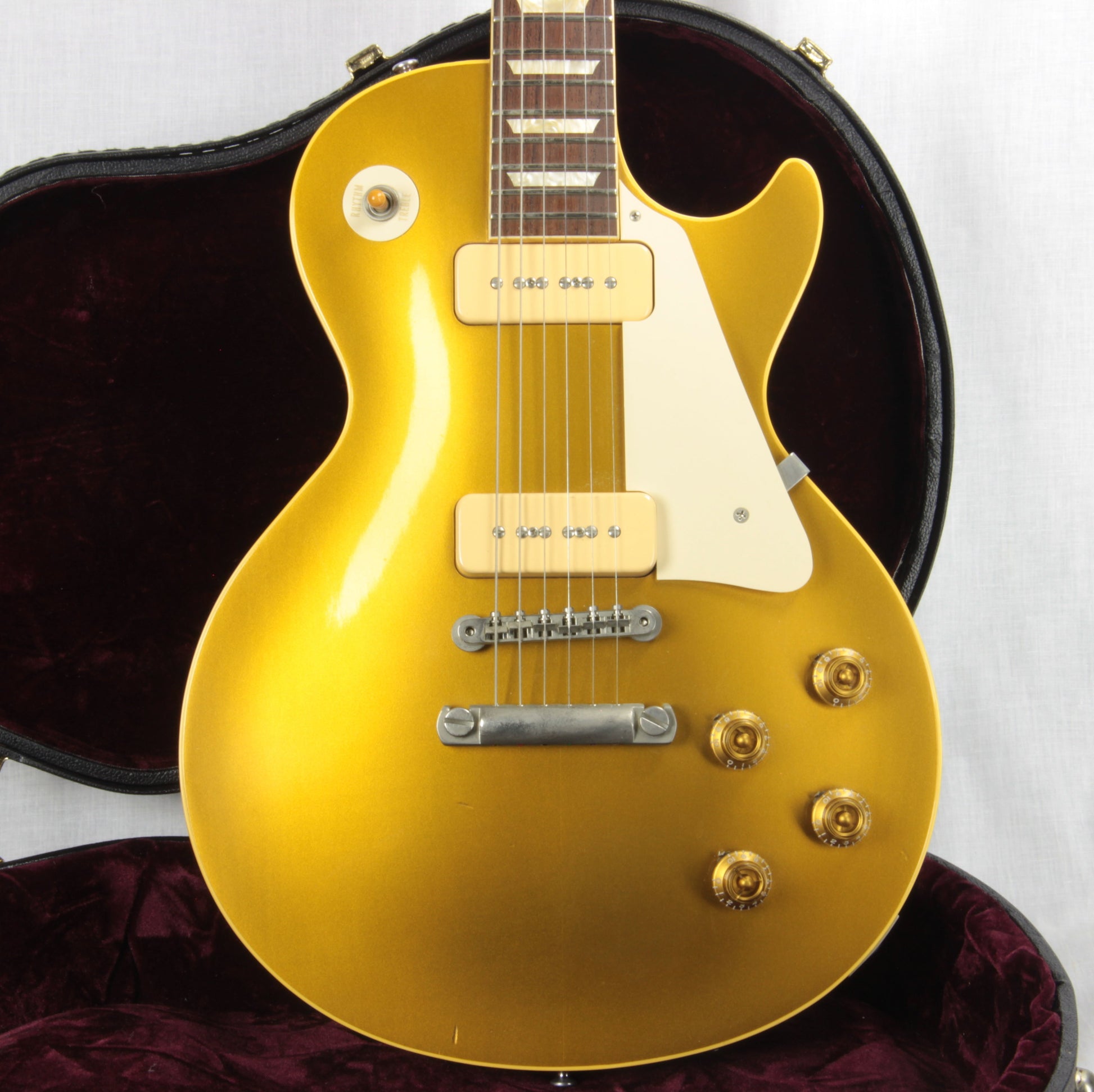 2003 Gibson BRAZILIAN ROSEWOOD '56 Reissue Les Paul Goldtop 1956 Custom Shop Historic LP R6