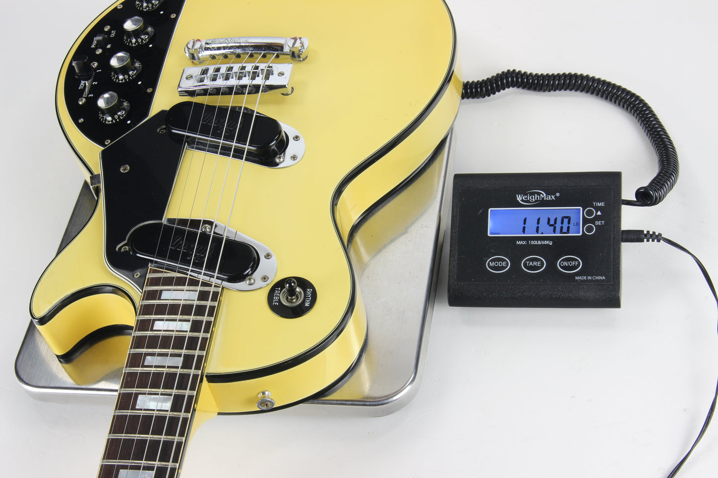 1976 Gibson Les Paul Recording ALPINE WHITE Dual Output Jack Model Custom -- One Owner, CLEAN!