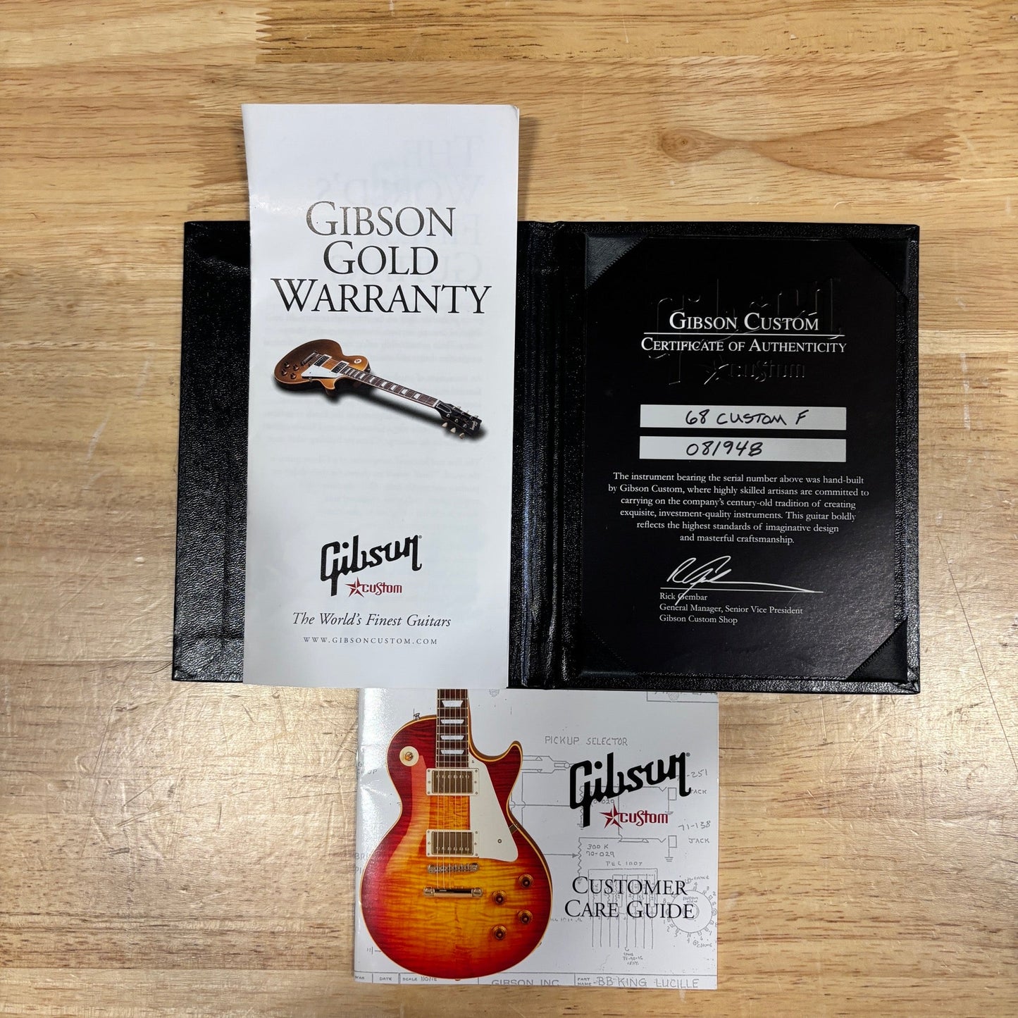 Gibson 68 Les Paul Custom Figured - Tri-Burst