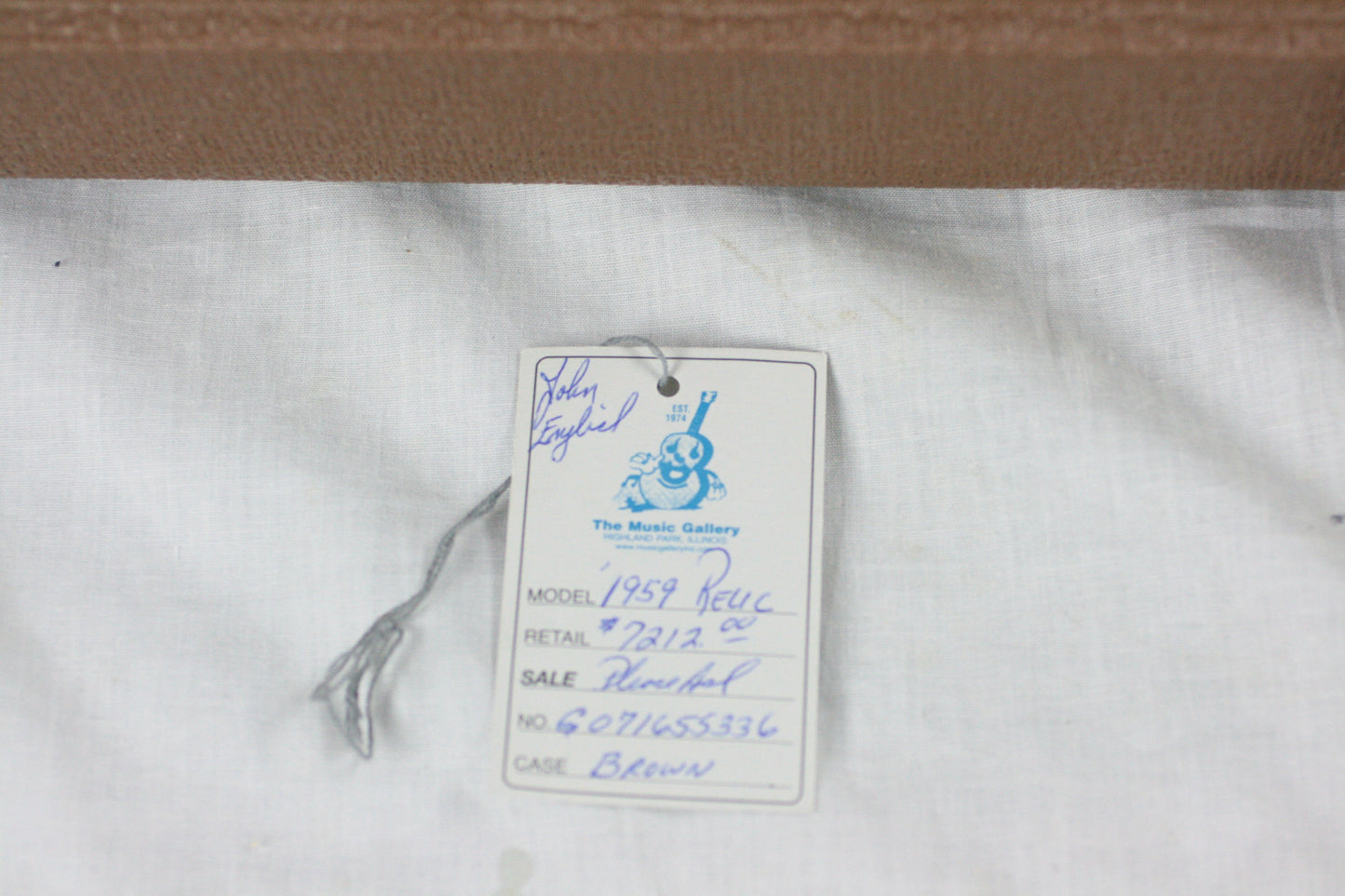 '59 Fender JOHN ENGLISH Masterbuilt Stratocaster Relic Brazilian Rosewood Custom Shop Strat 1959