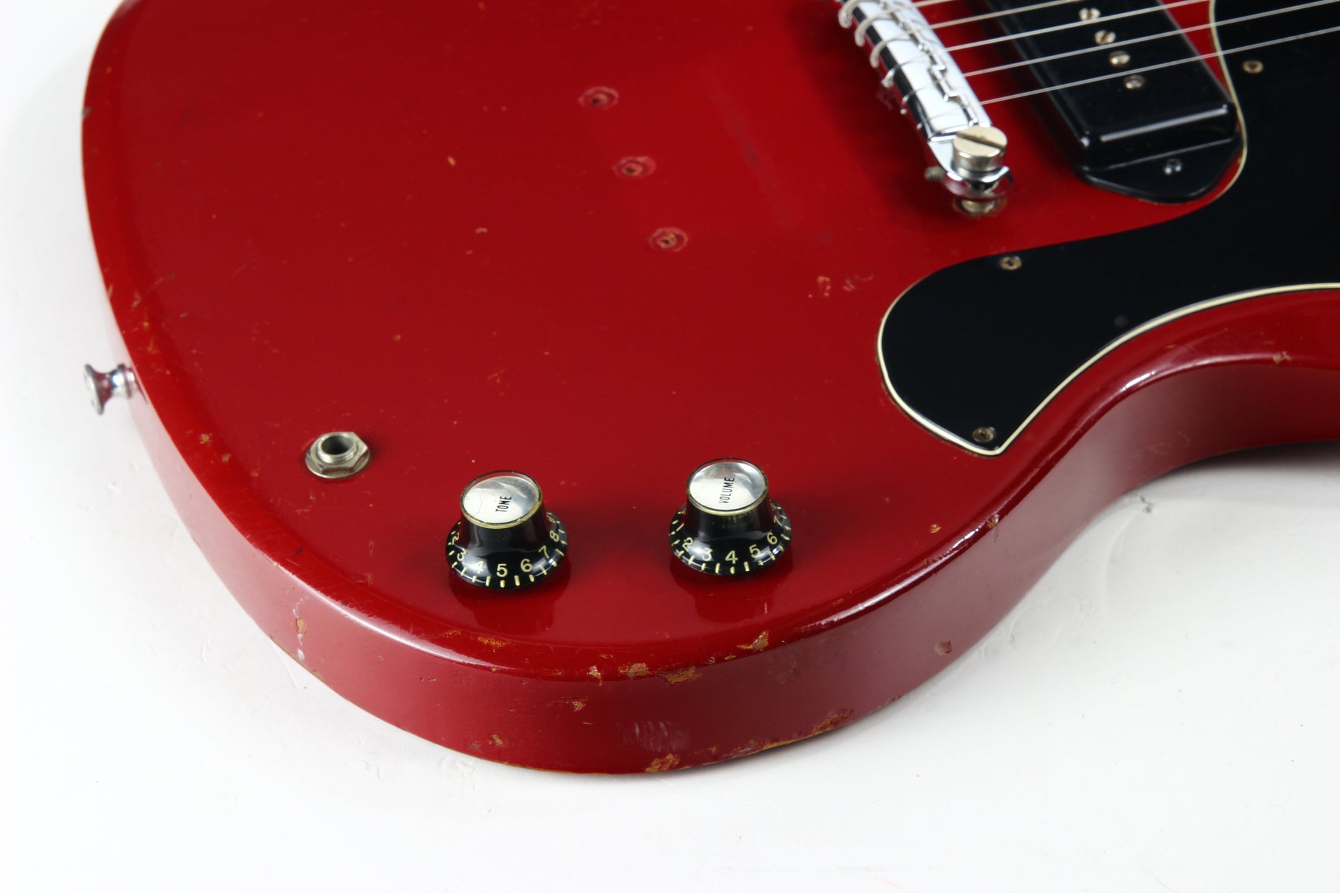 1965 Gibson SG Junior EMBER RED Wide Nut Les Paul Jr. Custom Color