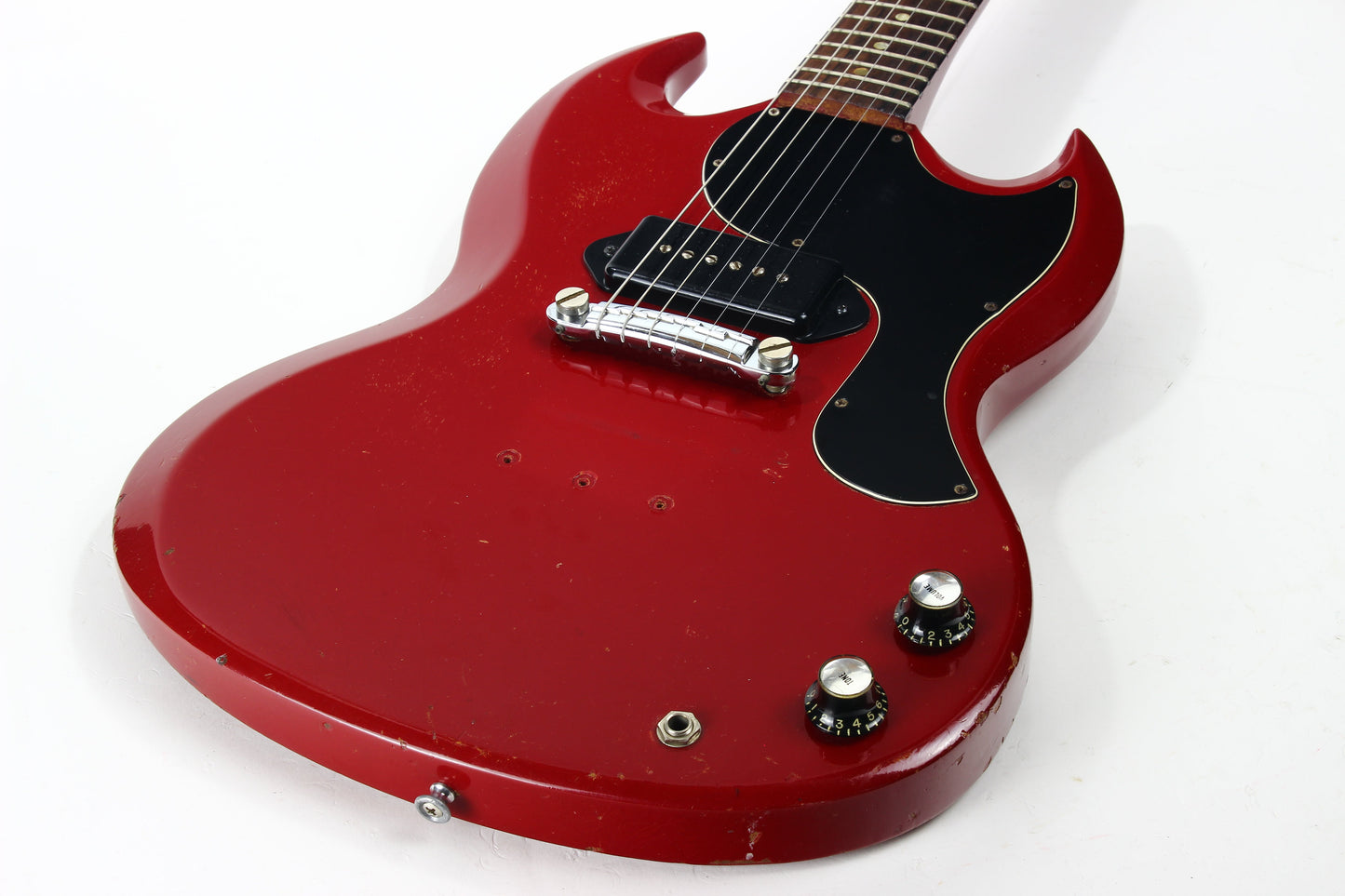 1965 Gibson SG Junior EMBER RED Wide Nut Les Paul Jr. Custom Color