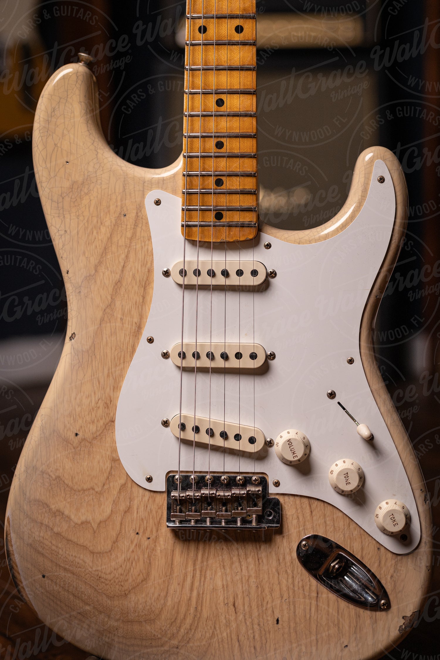 Fender Custom Shop '58 Stratocaster Relic Electric Guitar - Natural Blonde