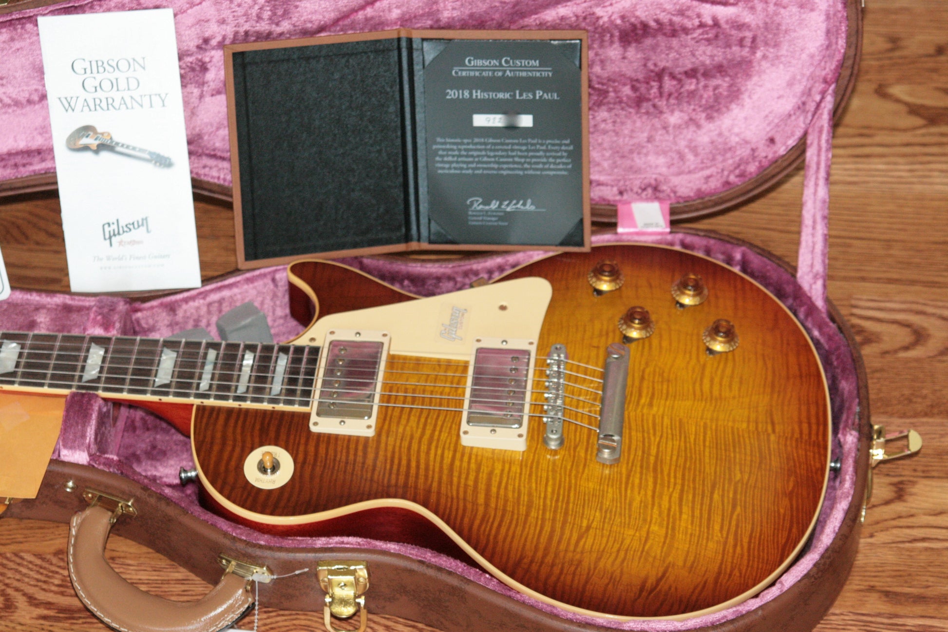 2018 Gibson 1959 Les Paul Historic Reissue! R9 59 LP ROYAL TEABURST Custom Shop TH Spec