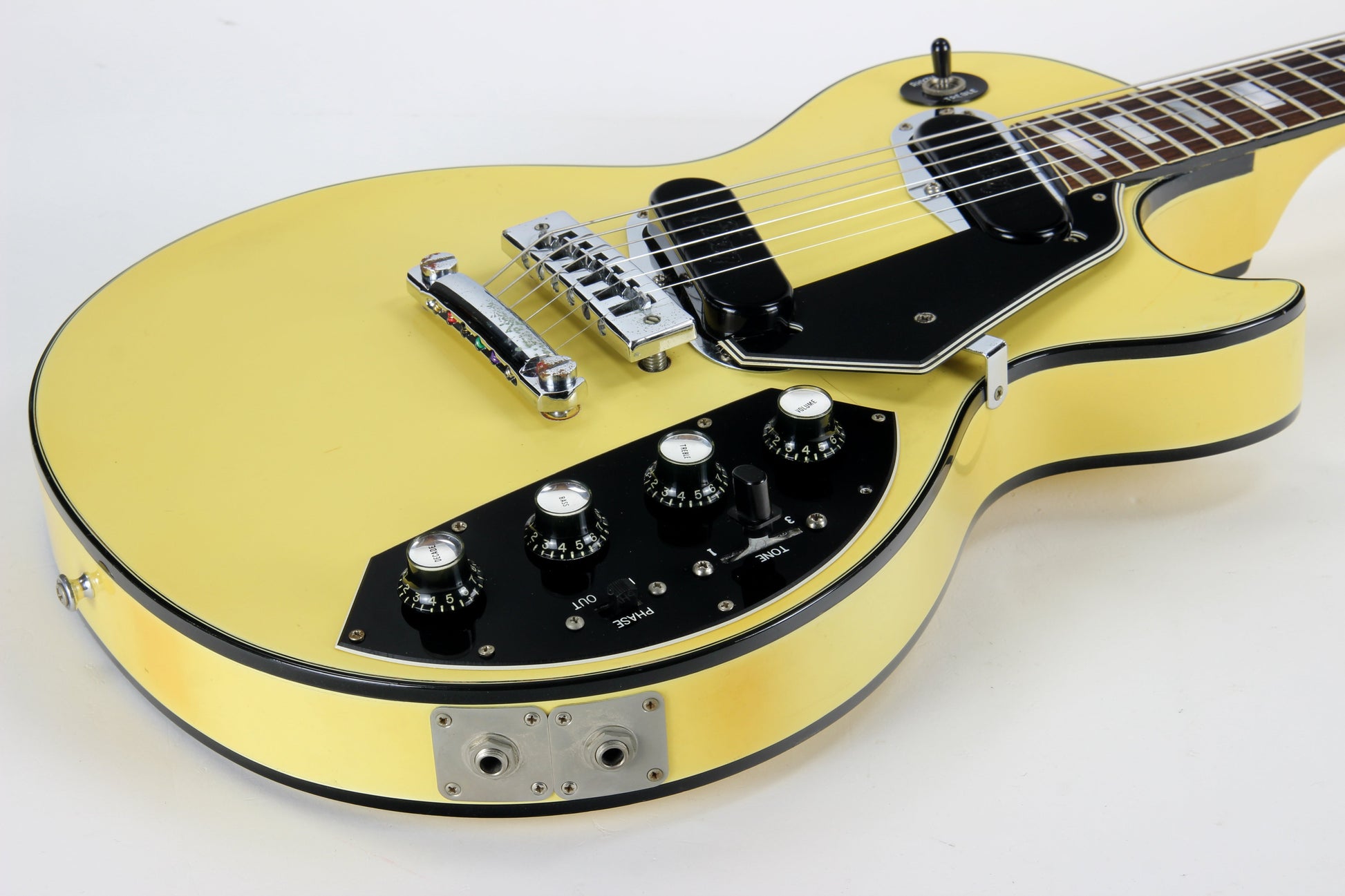 1976 Gibson Les Paul Recording ALPINE WHITE Dual Output Jack Model Custom -- One Owner, CLEAN!