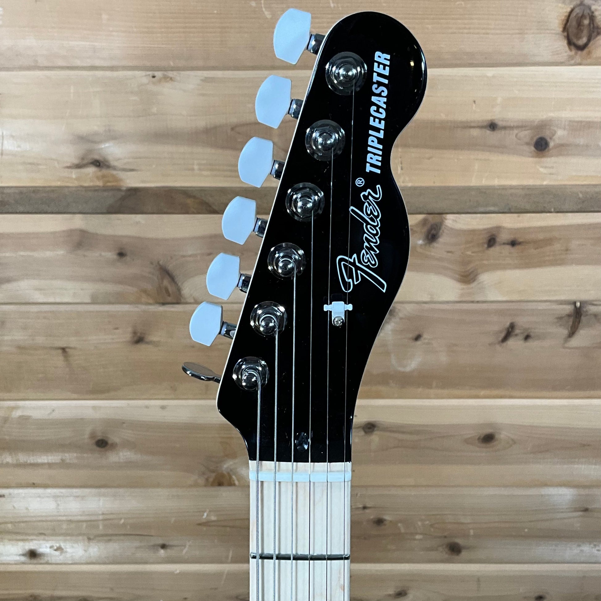 Fender Jack White Triplecaster Telecaster Electric Guitar - Black