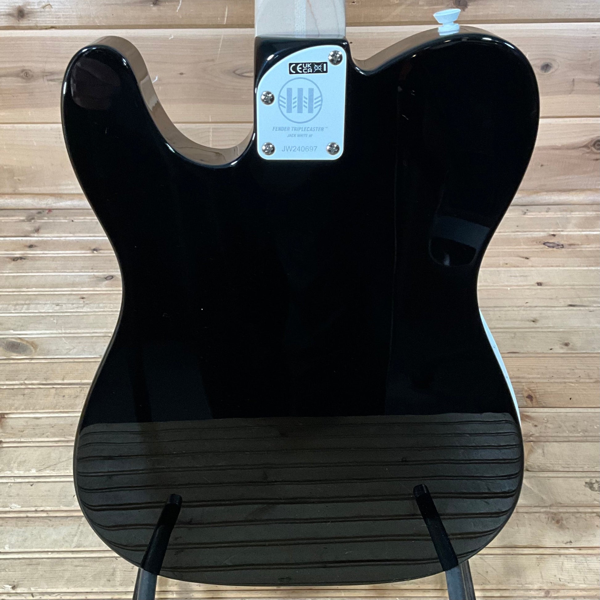 Fender Jack White Triplecaster Telecaster Electric Guitar - Black