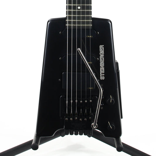 MINTY! 1987 Steinberger USA GL4T Black - TransTrem, GL4-T, RARE ONE OWNER! Vintage Headless, HSS gl4ta gl