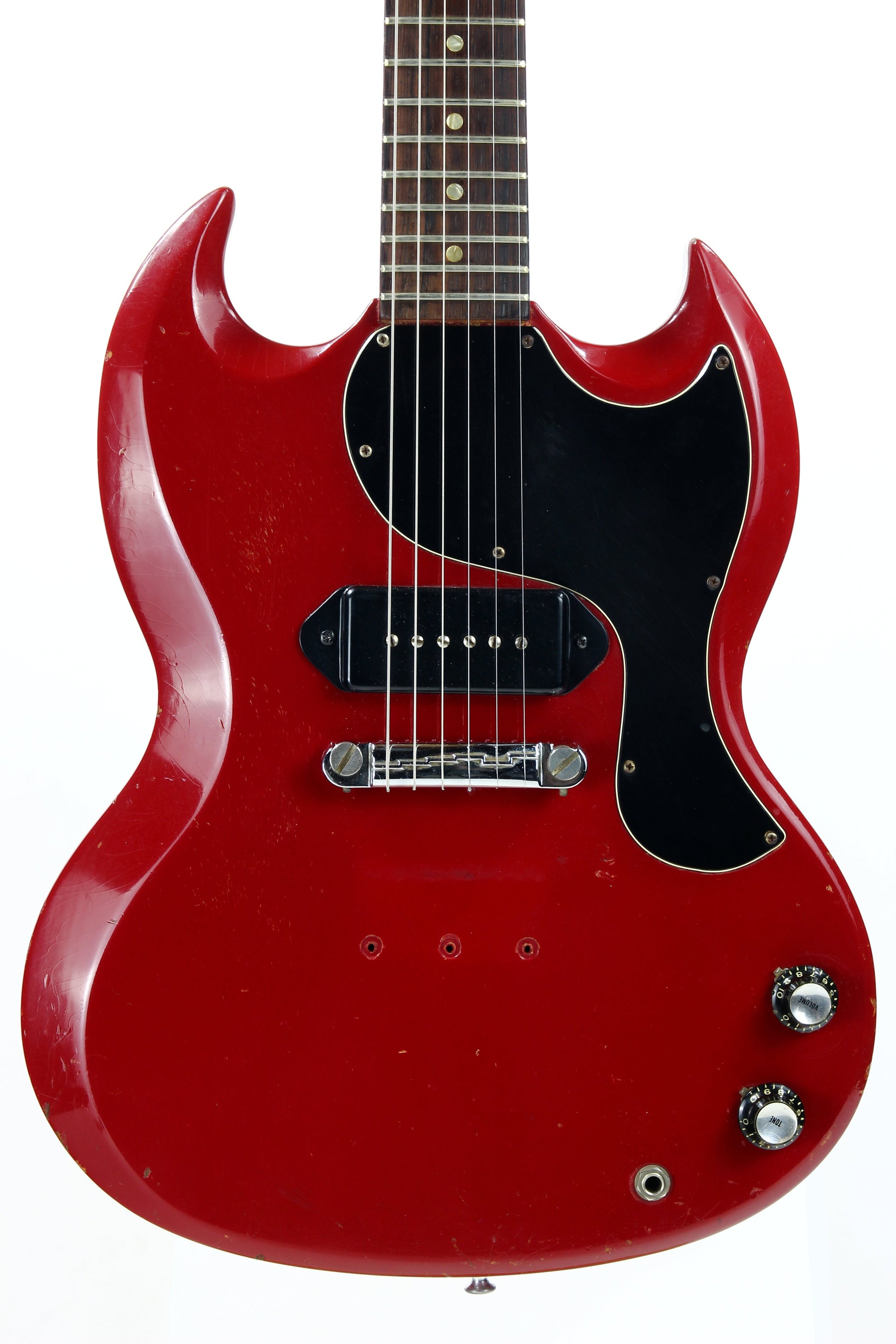 1965 Gibson SG Junior EMBER RED Wide Nut Les Paul Jr. Custom Color