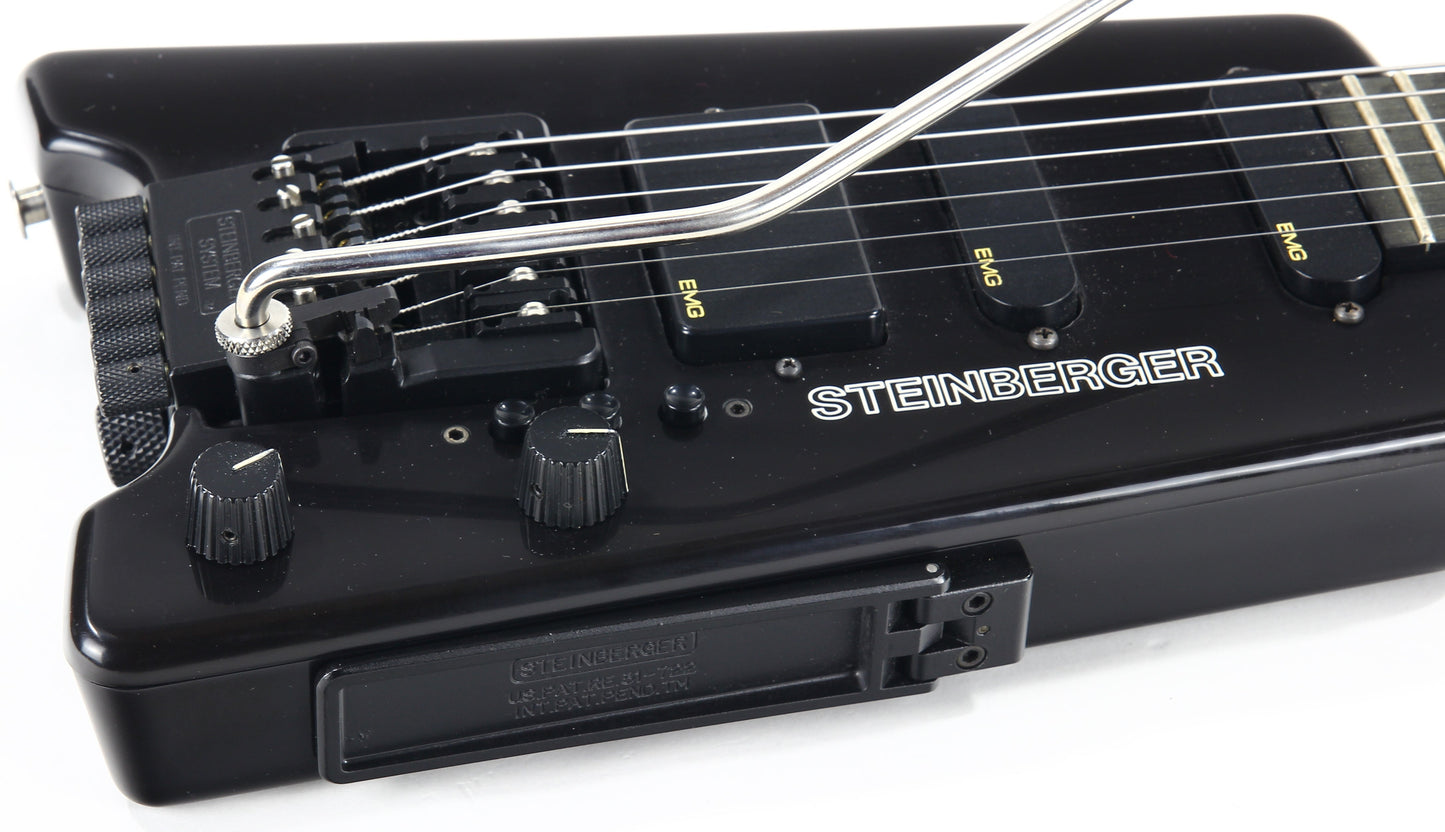 MINTY! 1987 Steinberger USA GL4T Black - TransTrem, GL4-T, RARE ONE OWNER! Vintage Headless, HSS gl4ta gl