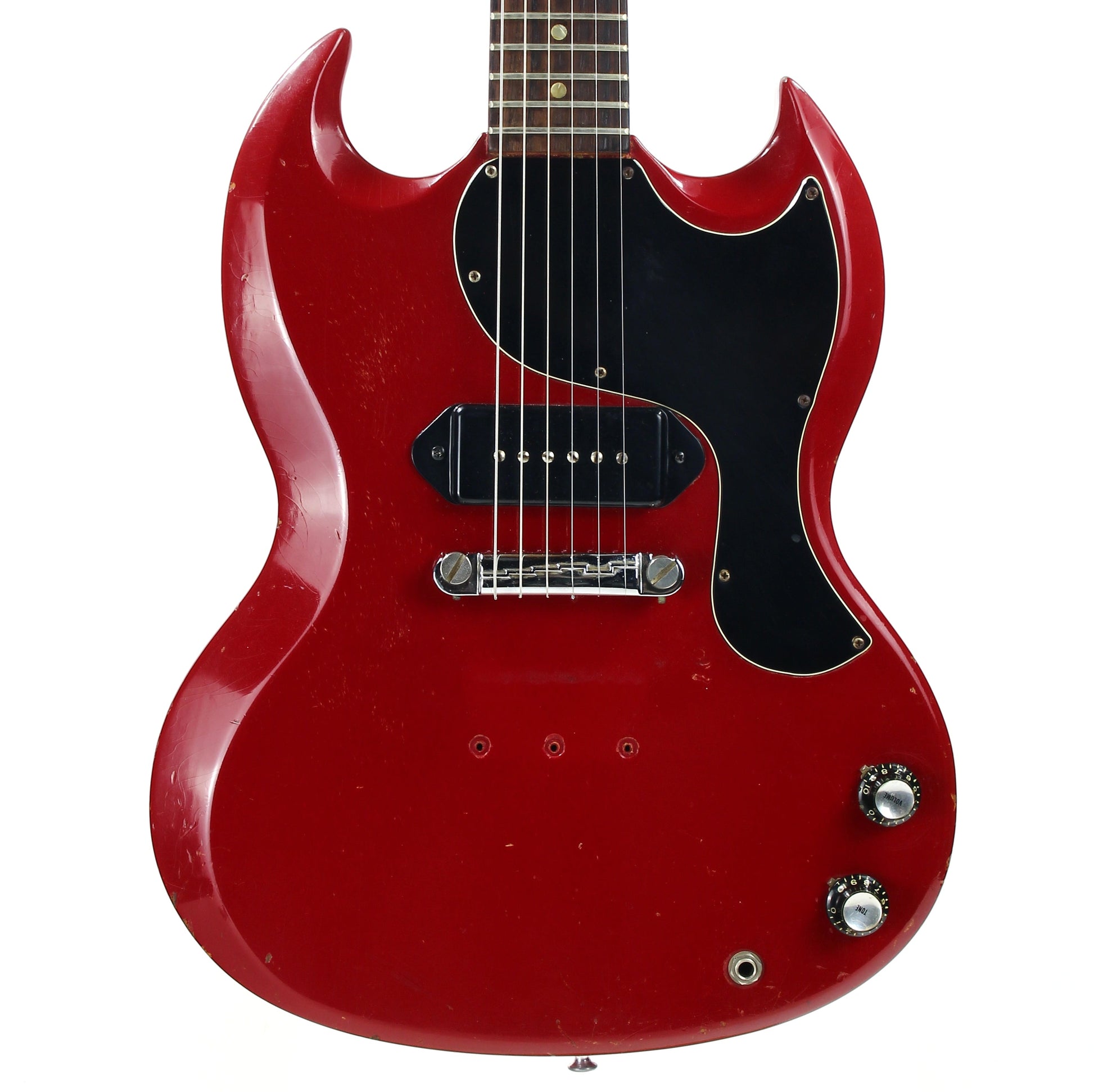 1965 Gibson SG Junior EMBER RED Wide Nut Les Paul Jr. Custom Color